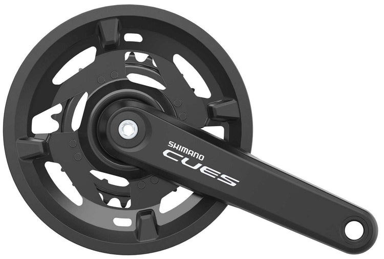 Shimano cues fc-u4010 9 10 11-speed crank 40 26 with chain guard