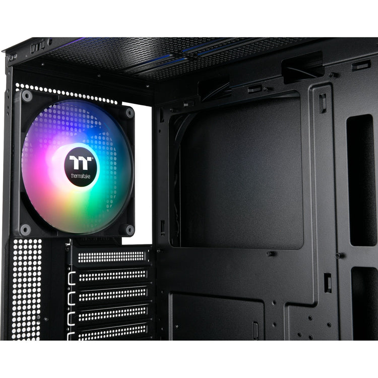 Thermaltake view 270 tg argb midi tower behuizing (zwart | 2x usb-a | 1x usb-c | rgb | tempered glass)