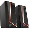 Trust gxt 609 zoxa rgb-verlichte speakerset pc-luidspreker (zwart, rgb led)