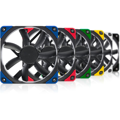 Noctua nf-s12a pwm chromax.black.swap case fan (zwart, 120 x 120 x 25 mm)