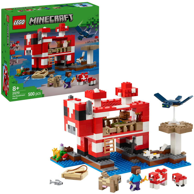 Lego minecraft het mooshroom huis - 21270