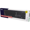 Trust ody ii draadloos toetsenbord (zwart, eu lay-out (qwerty), membraan, stil)
