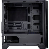 Inter-tech h-606 mini tower behuizing (zwart | 2x usb-a) - afbeelding 6