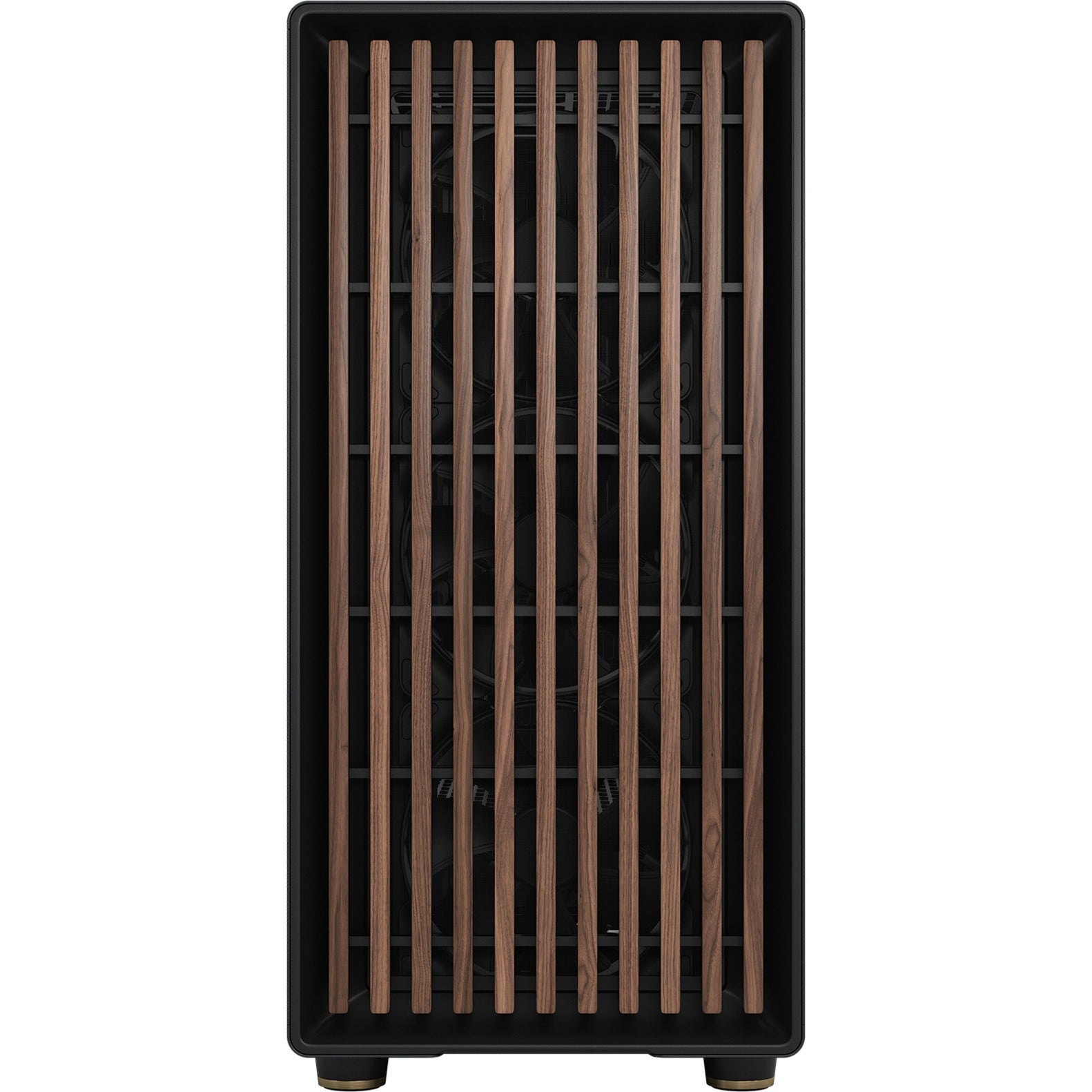 Fractal design north xl midi tower behuizing (zwart houtkleur | 2x usb-a | 1x usb-c | tempered glass)