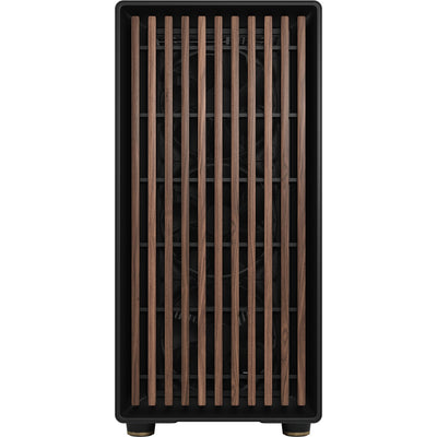 Fractal design north xl midi tower behuizing (zwart houtkleur | 2x usb-a | 1x usb-c | tempered glass)