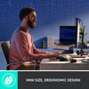 Logitech mx mechanical mini toetsenbord (zwart, us-international lay-out (qwerty), gl tactile, 80% (tkl), bluetooth)