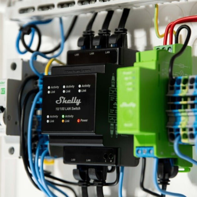 Shelly lan switch schakelaar (zwart)