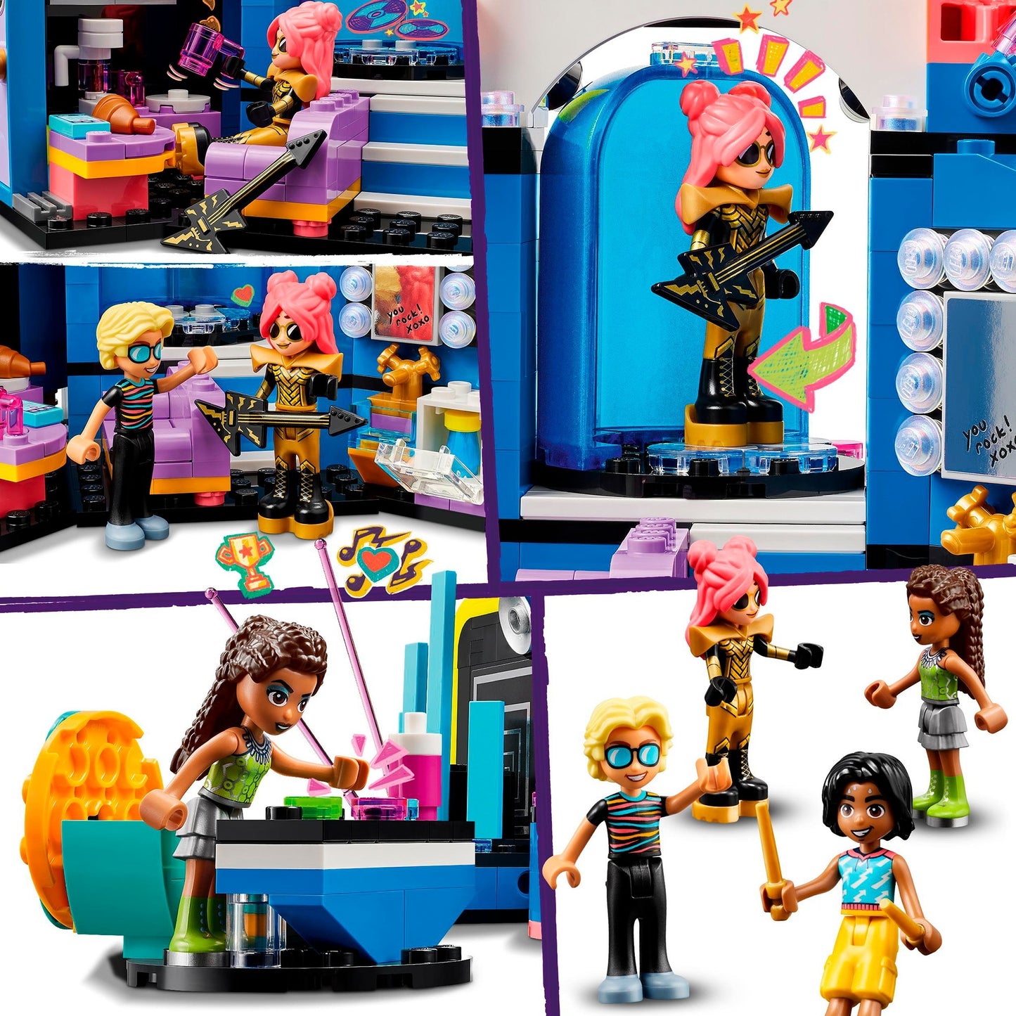 Lego friends - heartlake city muzikale talentenjacht constructiespeelgoed (42616)