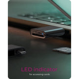 Icy box ib-cr204-cu3 2-in-1 kaartlezer (zwart) - afbeelding 6