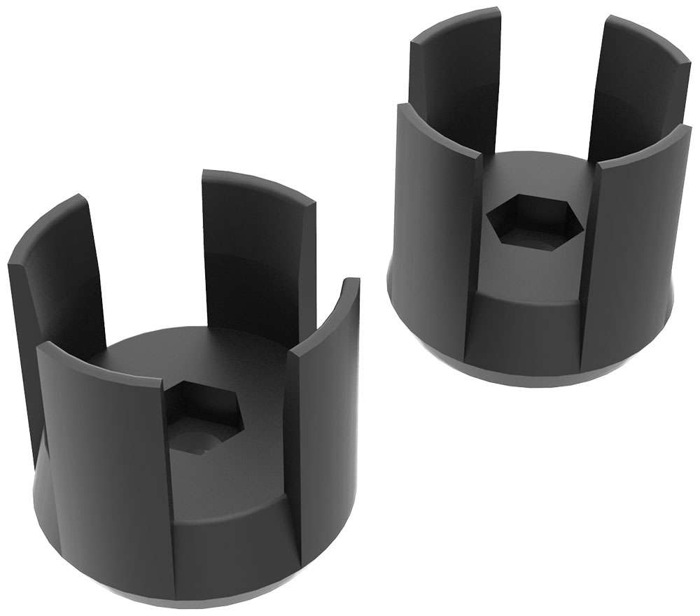 Acid vane adapter front mudguard