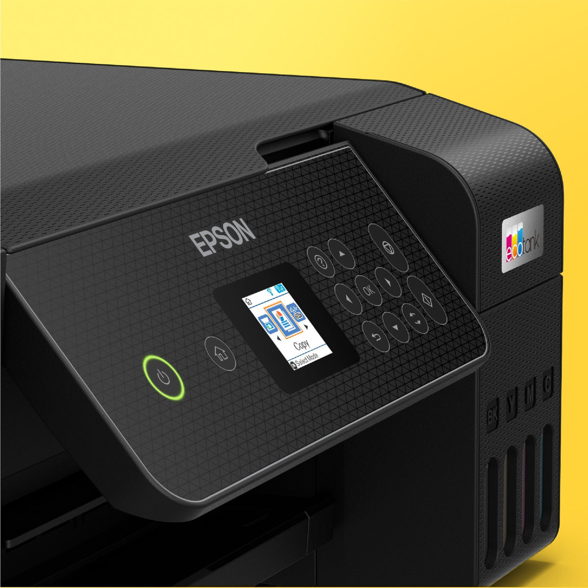 Epson ecotank et-2870 a4 multifunctionele wi-fi-printer met inkttank all-in-one inkjetprinter (zwart, scannen, kopiëren, inclusief tot 3 jaar inkt)