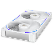 Nzxt performance fan f280x rgb case fans (wit, 2 stuks, 280 x 140 x 30 mm, pwm) - afbeelding 3