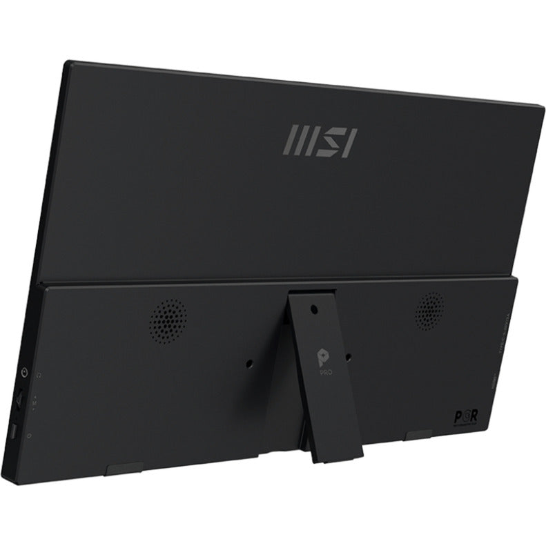 Msi pro mp165 e6 15.6 monitor (zwart, hdmi, 2x usb-c)