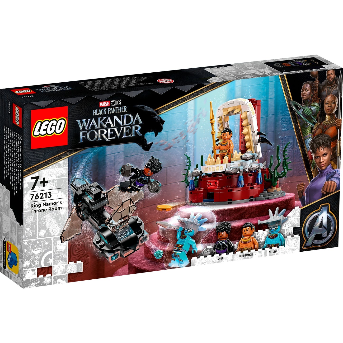 Lego marvel super heroes 76213 koning namor’s troonzaal