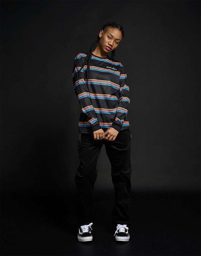 Loose riders stripes color - mtb long sleeve jersey