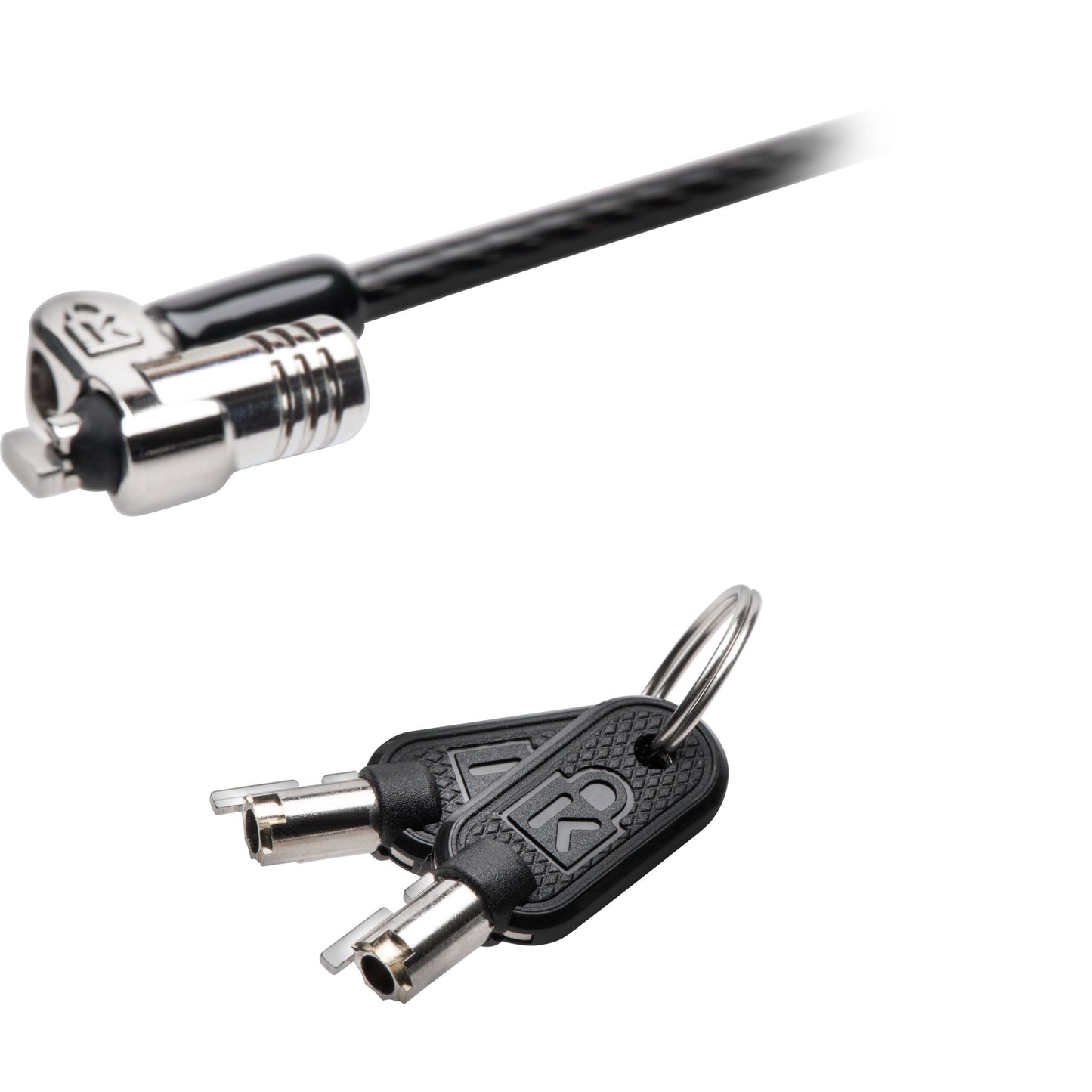 Kensington microsaver 2.0 keyed lock beveiliging (zwart)