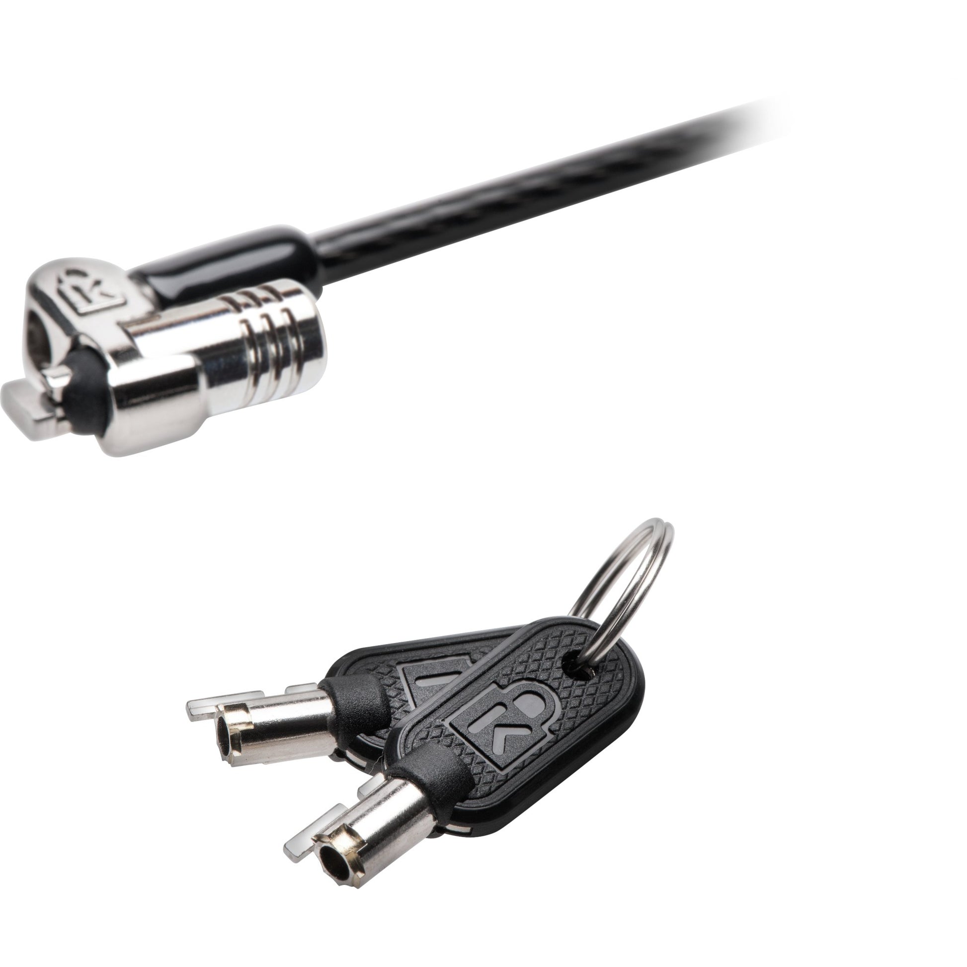 Kensington microsaver 2.0 keyed lock beveiliging (zwart)