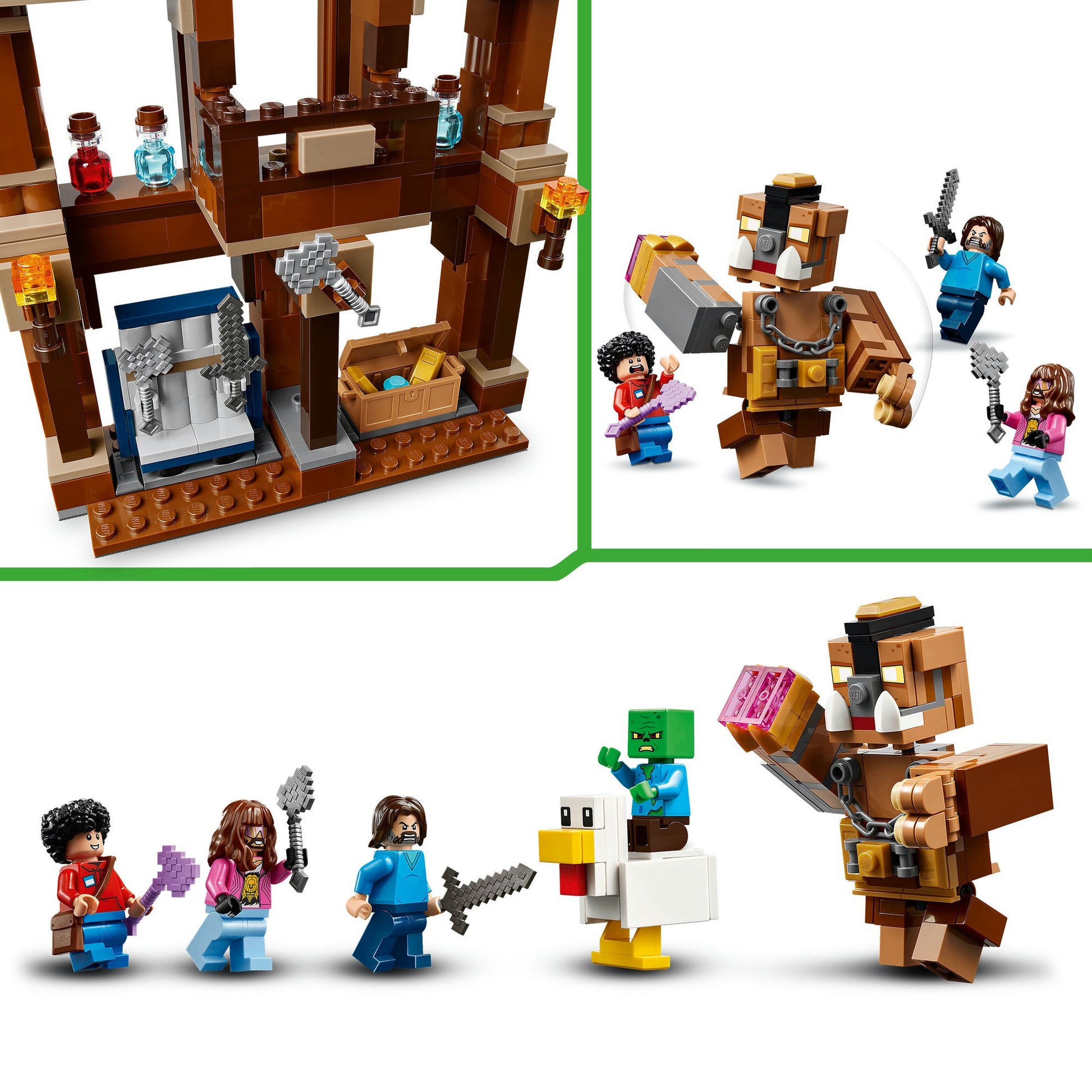 Lego minecraft 21272 de arena bij het boslandhuis