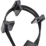 Silverstone sst-cp06-e4, 1x 15-pin-sata > 4x 15-pin-sata kabel - afbeelding 4