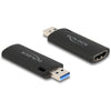 Delock hdmi video capture stick usb-a adapter (zwart)