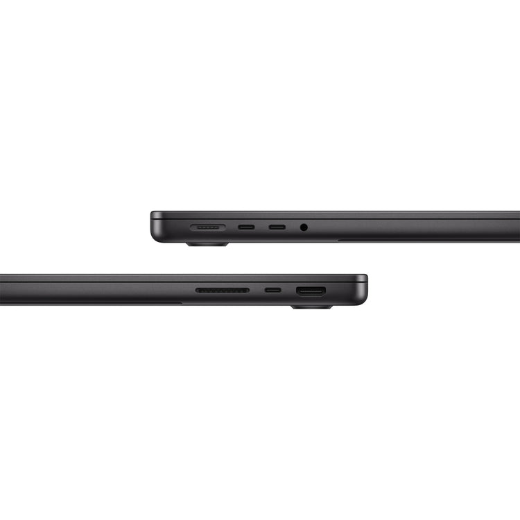 Apple macbook pro 2023 14 (mrx43n a) refurbished laptop (zwart | m3 pro 12 core | 18‑core gpu | 18 gb ram | 1 tb ssd)