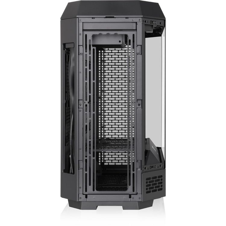 Thermaltake the tower 600 midi tower behuizing (zwart | 4x usb-a | 1x usb-c | tempered glass)