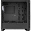 Sharkoon elite shark ca200m big tower behuizing (zwart | 4x usb-a | tempered glass)