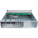 Inter-tech ipc 2u-2404l sata rack behuizing (zwart | 2x usb-a) - afbeelding 3
