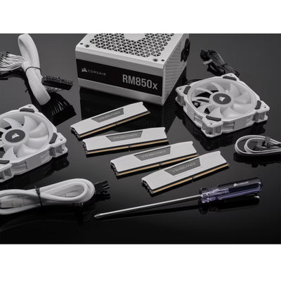 Corsair vengeance 32 gb ddr5-6000 (2x 16 gb) werkgeheugen (wit, cmk32gx5m2d6000z38w, xmp, expo)