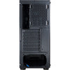 Inter-tech cxc2 midi tower behuizing (zwart | 3x usb-a | window)
