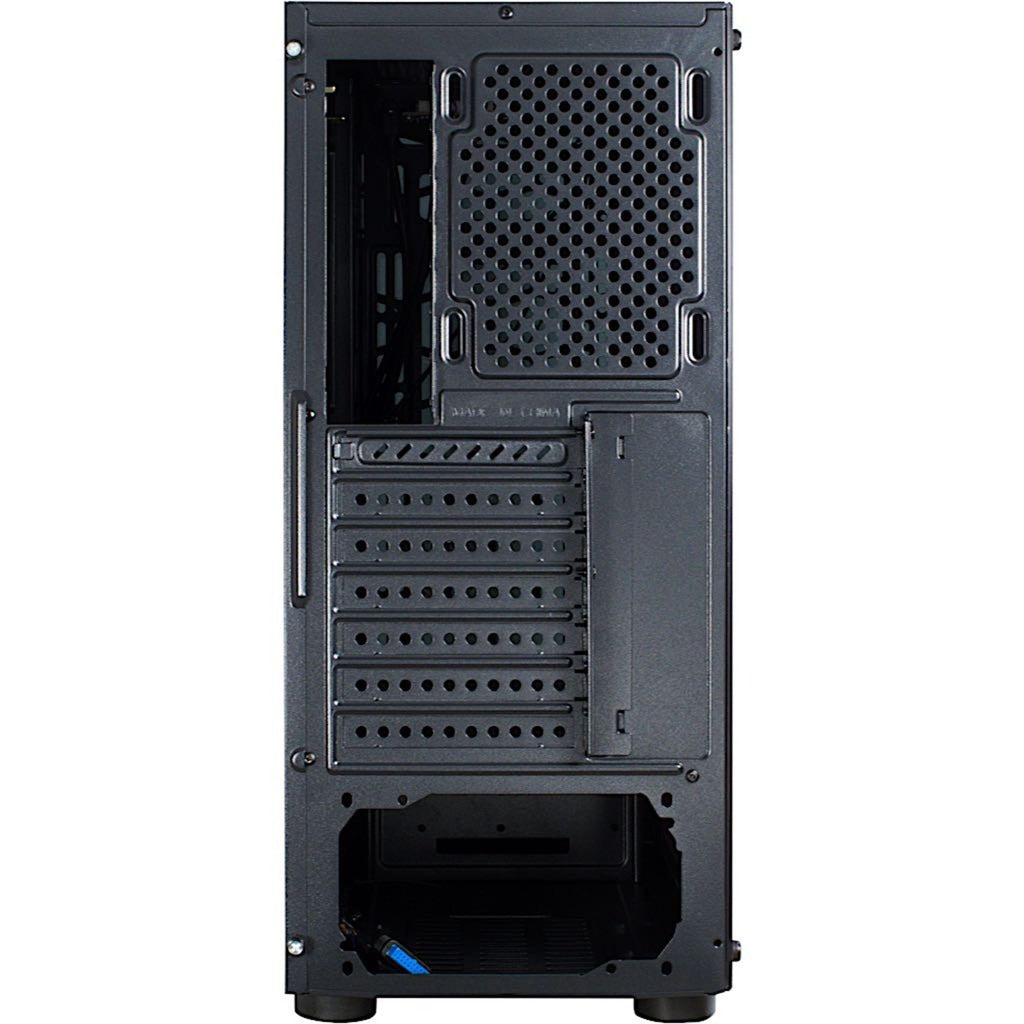 Inter-tech cxc2 midi tower behuizing (zwart | 3x usb-a | window)
