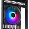 Silverstone fara 514x midi tower behuizing (zwart | 2x usb-a | 1x usb-c | rgb | tempered glass)