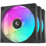 Deepcool fd14 argb case fans (zwart, 3 stuks, 140 x 140 x 25 mm, pwm) - afbeelding 1