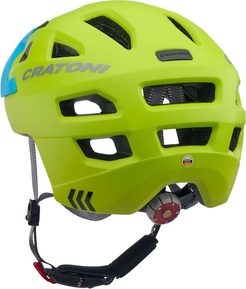 Cratoni helm maxster pro lime-blue matt xs-s