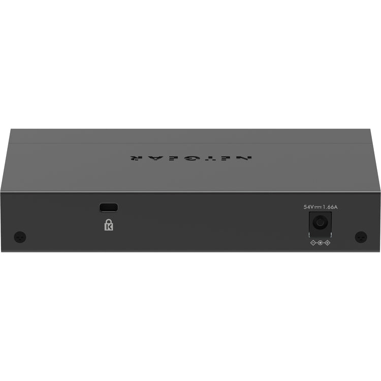 Netgear 5-port gigabit ethernet poe+ unmanaged switch (gs305pp) (zwart)
