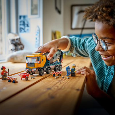Lego city great vehicles - cementwagen - 6+ jaar - inclusief figuren