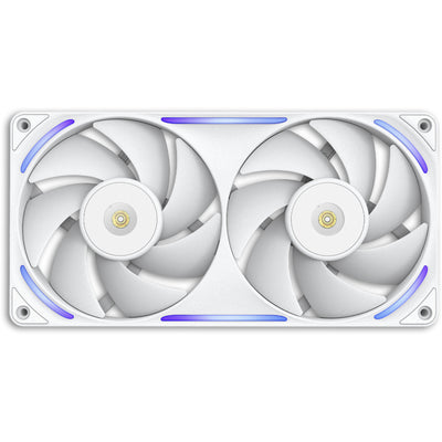 Nzxt f240x rgb case fans (wit, 2 stuks, 240 x 120 x 30 mm, pwm)