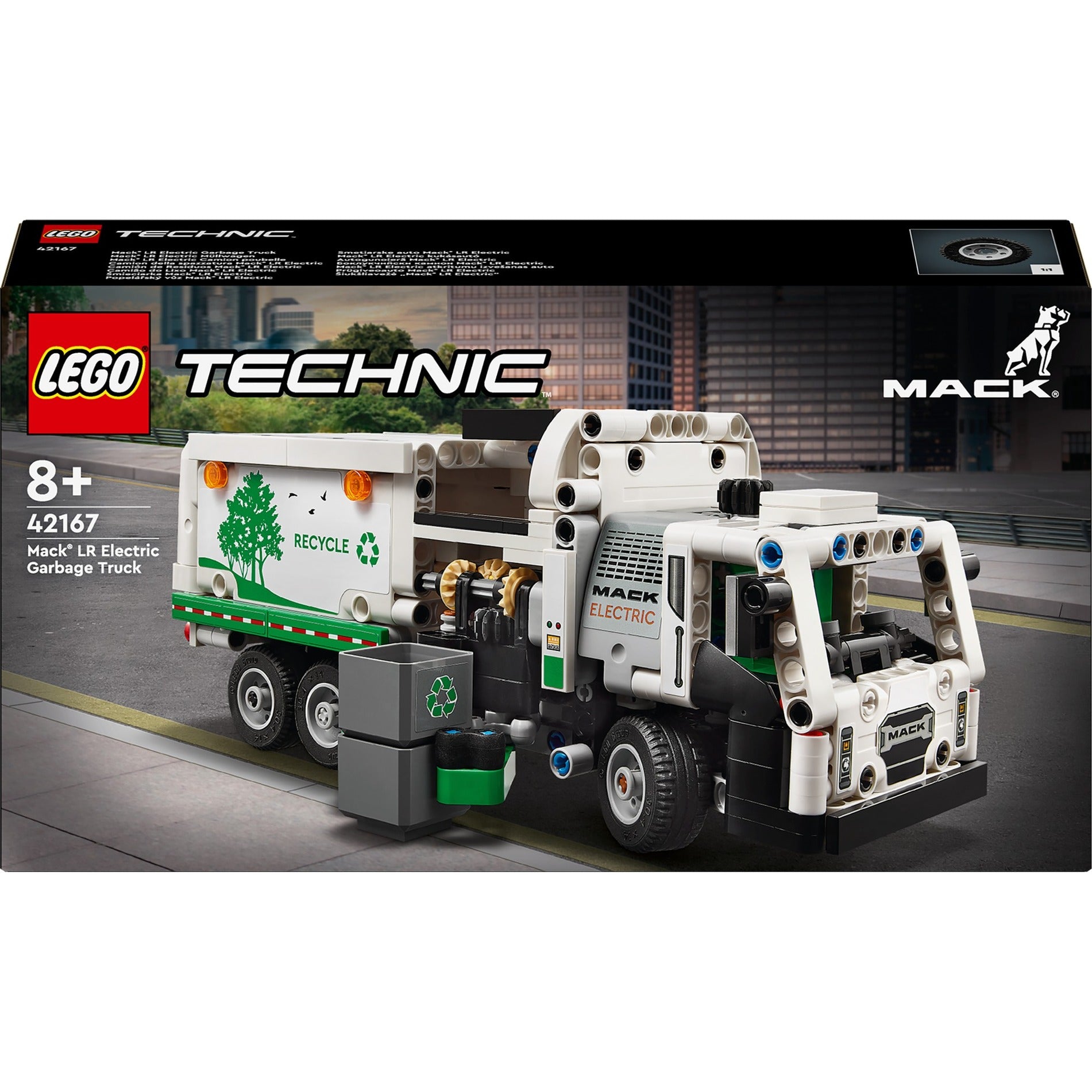 Lego technic mack lr electric vuilniswagen - 42167