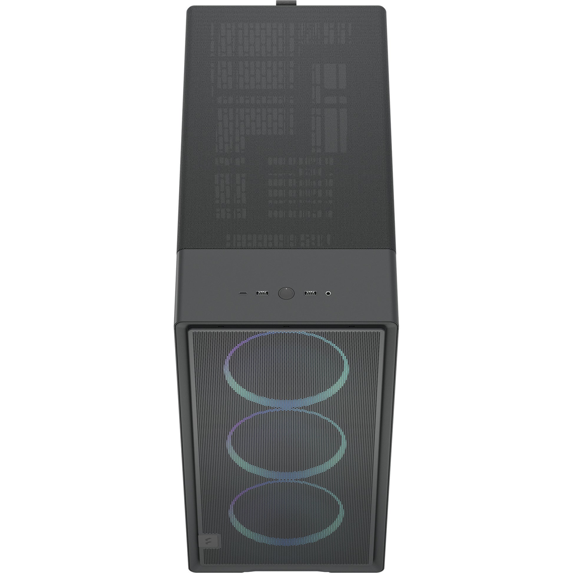 Fractal design epoch xl tg rgb midi tower behuizing (zwart | 2x usb-a | 1x usb-c | rgb | tempered glass)