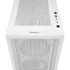 Deepcool ch560 midi tower behuizing (wit | 1x usb-a | 1x usb-c | rgb | tempered glass)