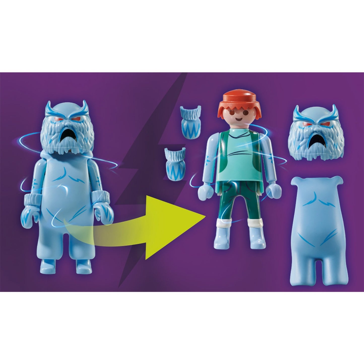 Playmobil scooby-doo! - avontuur met snow ghost constructiespeelgoed (70706)