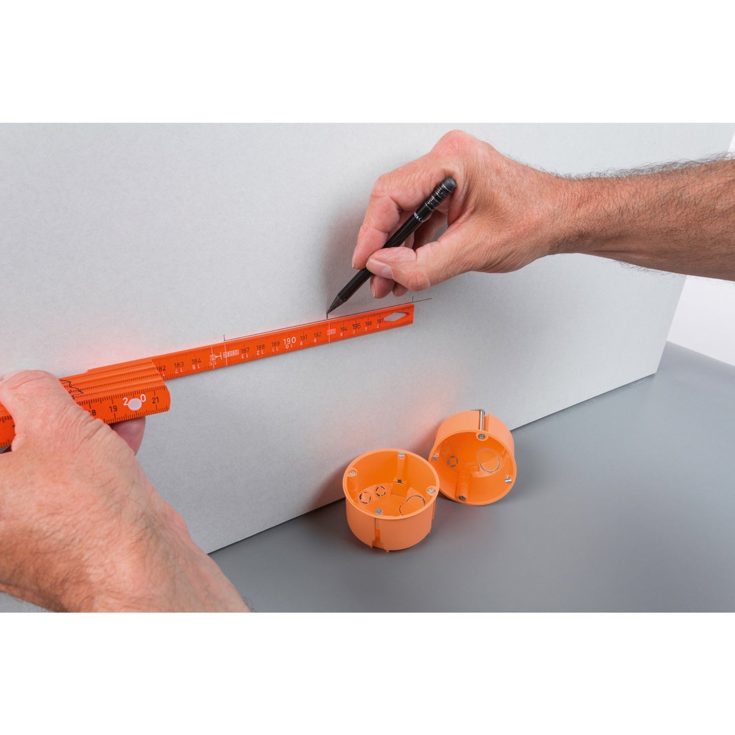 Wiha elektriciensduimstok longlife 2m meetlat (oranje)