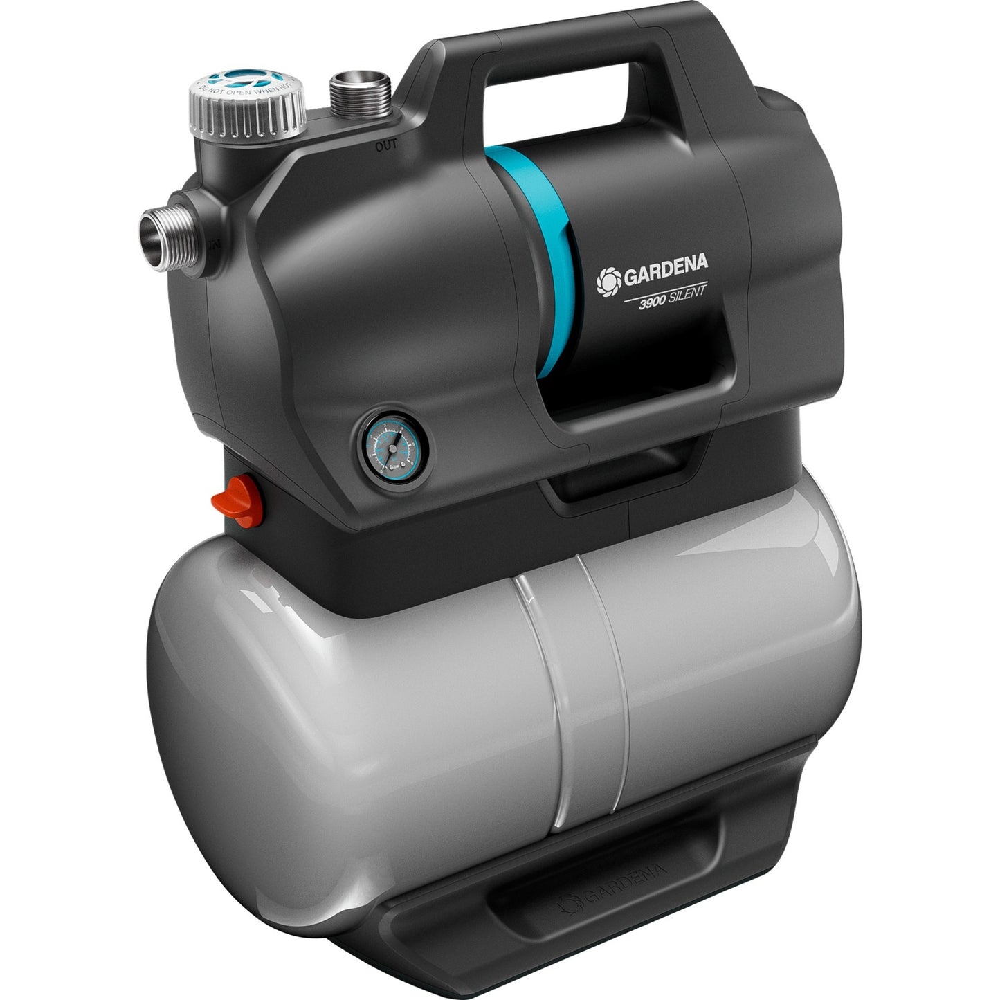 Gardena hydrofoorpomp 3900 silent (grijs turquoise, 09066-20, 650 w, 4,3 bar)