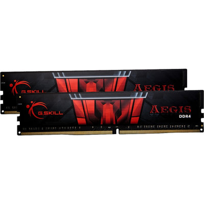 G.skill aegis 32 gb ddr4-3000 (2x 16 gb) werkgeheugen (zwart, f4-3000c16d-32gisb, xmp 2.0)