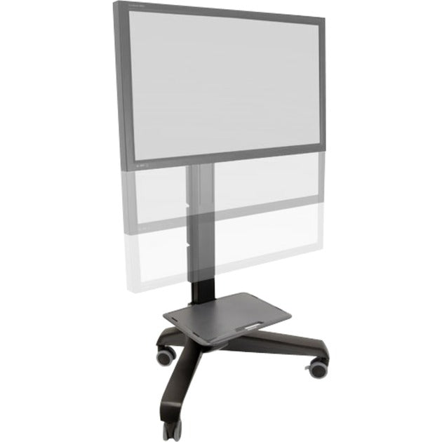 Ergotron neo-flex mobile mediacenter uhd voet (zwart)
