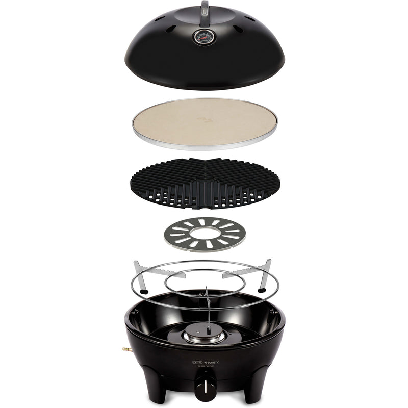 Cadac glamp chef 40 gasbarbecue (zwart, ø 40cm)