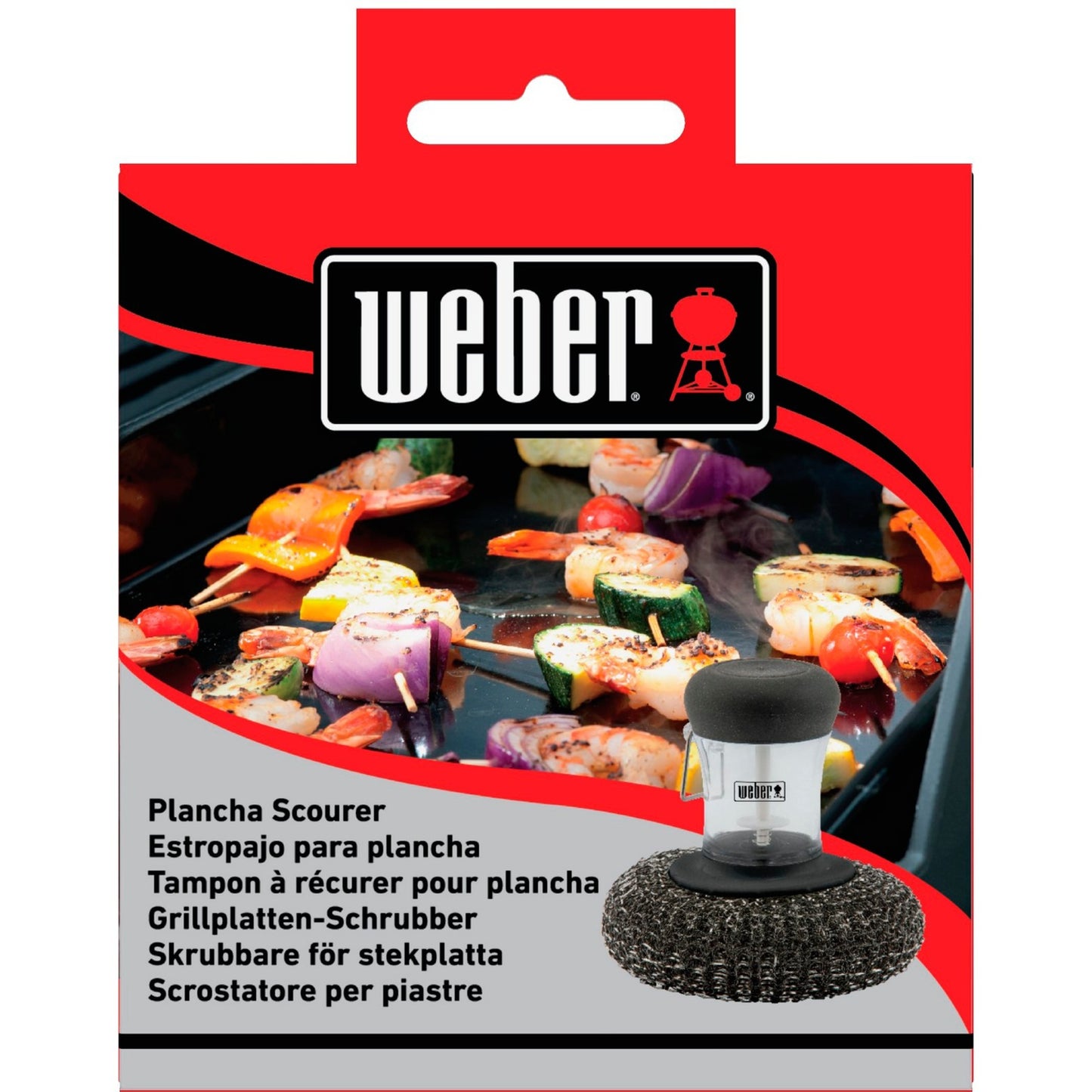 Weber universele multi-cleaner grillreinigingsborstel (zwart)