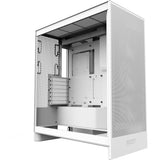 Nzxt h7 flow (2024) midi tower behuizing (wit | 2x usb-a | 1x usb-c | tempered glass) - afbeelding 1