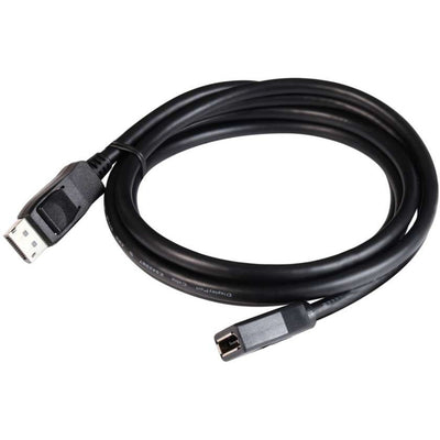Club 3d displayport 1.4 hbr3 verlengkabel (zwart, 2 meter)