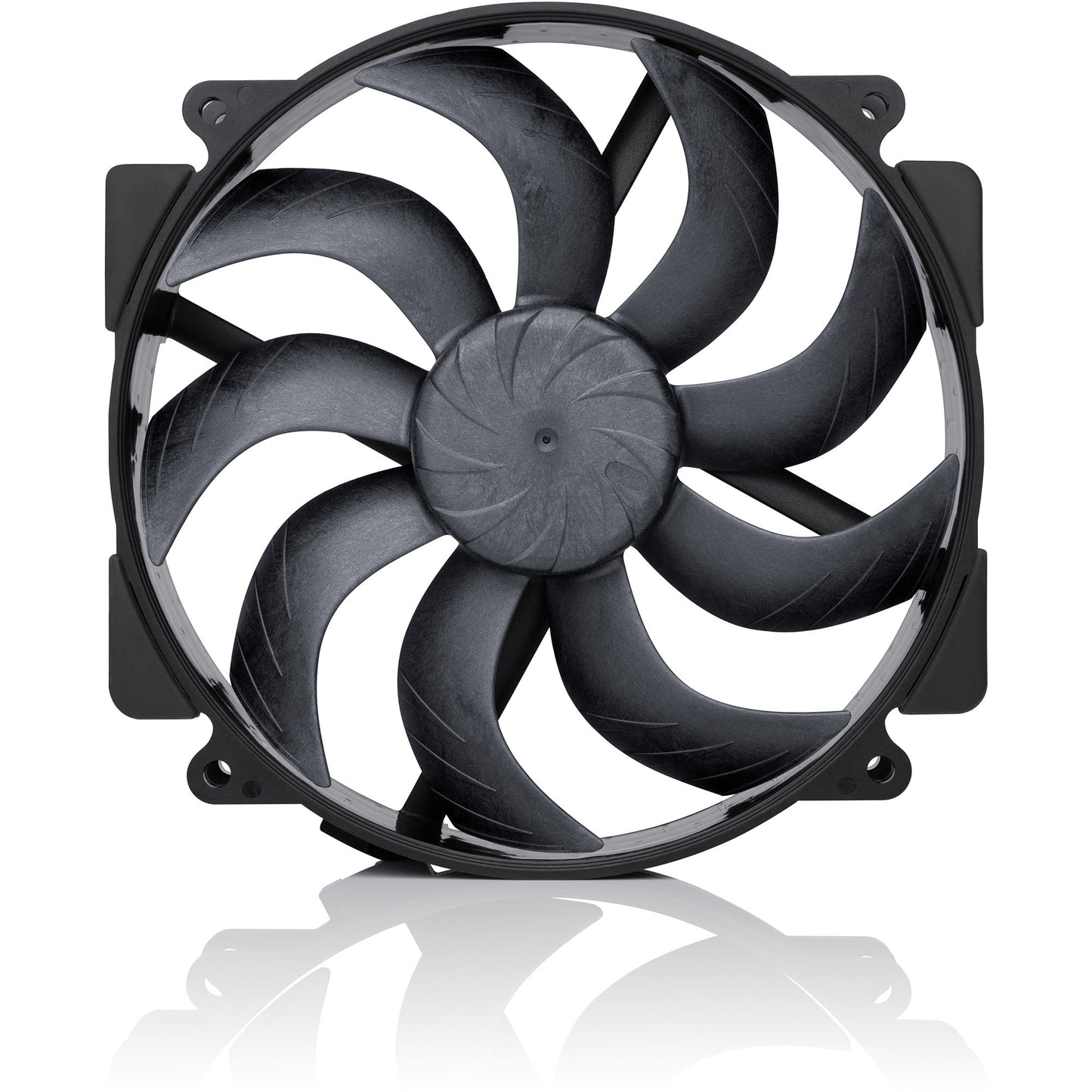 Noctua nf-a14x25r g2 pwm sx2-pp chromax.black case fans (zwart, 2 stuks, 140 x 140 x 25 mm)